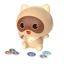 Load image into Gallery viewer, Toyvian Kids Coin Bank Bear Clear Plastic Large Capacity Money Banks Money Box Gifts for Childrern Transparent Coin Saving Box
