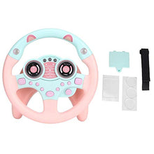 Load image into Gallery viewer, Liyeehao Kids Simulated Steering Wheel Toy, Educational Toy, Practical Educational for Kids Children(Pink)
