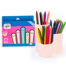 Load image into Gallery viewer, melupa Crayons Coloring Set for Toddlers, 6/12/24/36 Colors Non Toxic Crayons Washable Paint Crayons Toys Toddlers and Kids, Birthday Gift
