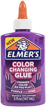 Load image into Gallery viewer, Elmer&#39;s Color Changing Liquid Glue | Makes Slime That Changes Color As You Play, Pink to Purple, 5 oz.
