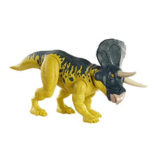 Load image into Gallery viewer, Jurassic World Wild Pack Zuniceratops Herbivore Dinosaur Action Figure Toy with Movable Joints, Realistic Sculpting &amp; Attack Feature, Kids Gift Ages 3 Years &amp; Older
