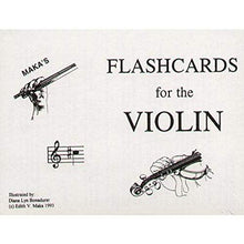 Load image into Gallery viewer, Maka Violin Flash Cards - 52 Flashcard Set
