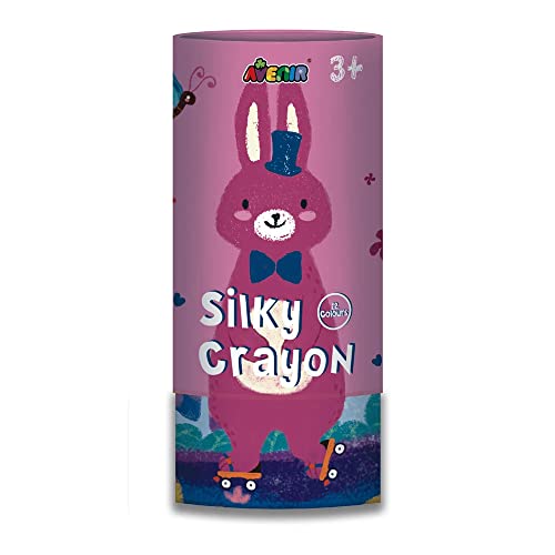 Avenir BTS196006 Silky Crayon Bunny, Mixed Colours