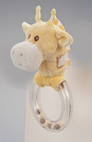 Yellow Giraffe Ring Rattle by Douglas Cuddle Toys