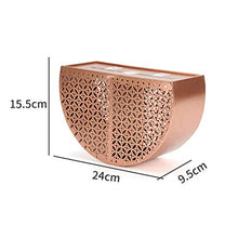 Load image into Gallery viewer, BTYAY Wrought Iron Hollow Creative Shaped Piggy Bank Metal Coin Bank Box Handwork Crafting for Gifts (Color : Pink)
