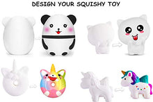 Load image into Gallery viewer, Squishies Toys for Kids, Paint Your Own Squishies - 3D Blank Arts and Crafts Gift for 3 4 5 6+ Years Old Boys Girls, Stress Relief Toys for Kid Adult, Kawaii DIY Animal Squishy Toys(5 Pcs)
