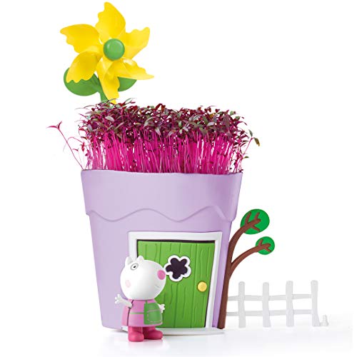 Peppa Pig PP104 Peppa Pots Suzy Sheep Kids' Animal & Insect Habitat Kits, Purple, 10.5 x 12 x 15.8 cm