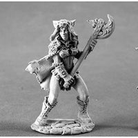 Kyrie Female Barbarian Miniature 25mm Heroic Scale Figure Dark Heaven Legends Reaper Miniatures