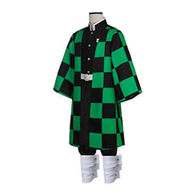 Load image into Gallery viewer, Kamado Tanjirou Cosplay Costume for Kids Anime Role Play Kimono Outfit Uniform Costume Set Halloween Party
