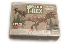 Load image into Gallery viewer, the toy association Wild World of Dinosaurs Animated t-rex 2 Pack
