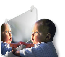Load image into Gallery viewer, Large Double Sided Infant Crib Mirror 100% surface wash NICU Approved
