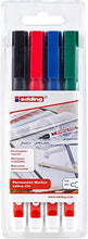 Load image into Gallery viewer, BOTARO Edding 4-400-4 Permanent Marker Assorted Colours Pack of 4
