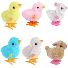 Load image into Gallery viewer, CICITOYWO Bunny and Jumping Chick Wind Up Toys Novelty Chicken Hopping Windup Toy for Kids Toddlers Adult Easter Egg Hunt Basket Stocking Stuffers Party Favors Goody Bag Fillers Gifts (Colorful-1)
