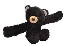 Load image into Gallery viewer, Wild Republic Huggers, Black Bear Plush Toy, Slap Bracelet, Stuffed Animal, Kids Toys, 8 inches
