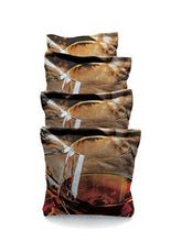 Load image into Gallery viewer, Cognac with Glass #1 Standard Custom Corn Hole Bags Cornhole Bags
