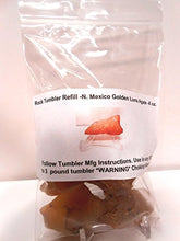 Load image into Gallery viewer, Rock Tumbler Gem Refill Kit New Mexico Golden Luna Agate Rough 8oz
