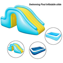 Load image into Gallery viewer, WuLL Swimming Pool Inflatable Slides, Portable Water Slides for Children, Widened Steps, High Stability, Can Be Used with Swimming Pools, Suitable for Water Games
