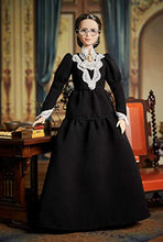 Load image into Gallery viewer, Barbie Inspiring Women Series Susan B. Anthony Collectible Doll, Approx. 12-in, Wearing Black Dress and Cameo Brooch, with Doll Stand and Certificate of Authenticity
