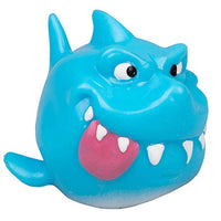 Hog Wild Sticky Shark - Squishy Toy Splats and Sticks to Flat Surfaces - Fidget Stress Ball - Age 4+