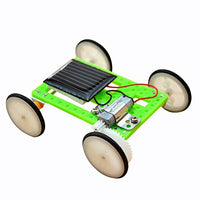 DIY Solar Car Toy, Children DIY Assembly Solar Power Vehicle Kid Physics Experiment Educational Toy Solar Car