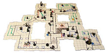 Load image into Gallery viewer, Dry Erase Dungeon Tiles, Combo Set of Five 10&quot; and Sixteen 5&quot; Interlocking Squares for Role-Playing and Miniature Tabletop Games
