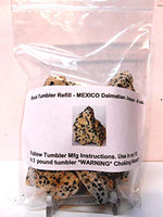 Rockhound's 1st Choice Rock Tumbler Gem Refill Kit -Mexico Dalmatian Jasper Rough- 8oz