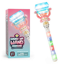 Load image into Gallery viewer, Light Up Spinning Diamond Wand for Kids in Gift Box, Rotating LED Toy for Girls and Boys, Magic Princess Sensory Toys, Suitable for Autistic Children, Best Pretend Play Birthday Gift 3, 4, 5, 6, 7
