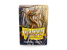 Load image into Gallery viewer, Dragon Shield Matte Mini Japanese Copper 60 ct Card Sleeves Individual Pack
