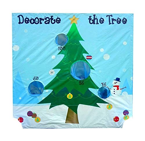 TentandTable Replacement Air Frame Game Panel | Decorate The Tree | Ball and Bean Bag Toss Panel with Net | Use with Air Frame Game Frame | for Backyards, Carnivals, Schools, Birthday Parties