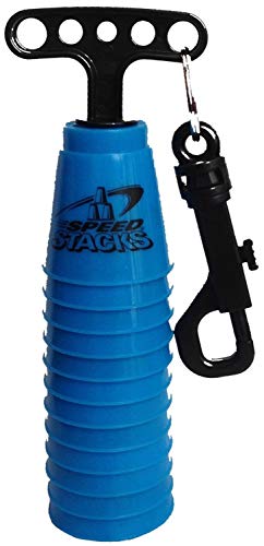Speed Stacks Mini Set of 12 Tiny Blue Cups with Quick Release Stem
