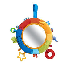 Load image into Gallery viewer, HABA Rainbow Discovery Mirror - Hang from Crib or Use as a Pillow with Entertaining Elements for Baby to Explore
