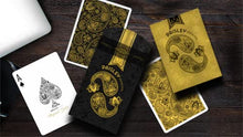 Load image into Gallery viewer, Paisley Magical Gold Playing Cards by Dutch Card House Company
