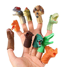 Load image into Gallery viewer, everd1487HH Finger Puppet Set (5/10Pcs),Mini Cartoon Dinosaur Simulation Party Prop Hand Finger Puppet Cover Toy-for Storytelling,Role-Playing,Teaching,Easter Eggs and Fun B
