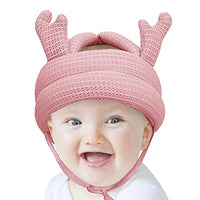 Baby Safety Helmet Infant Toddler Breathable No Bump Head Protector Cushion Adjustable Child Protective Bumper Cap Bonnet Soft Headguard Headwear Hat for Baby Running Walking Crawling Age 6-36 Months