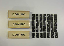 Load image into Gallery viewer, 3 New Domino Sets Double SIX Dominoes with Wood Box 28 Pieces PER Set

