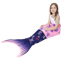 Load image into Gallery viewer, Tortor 1Bacha Kid Girls&#39; Princess Mermaid Fish Tail Fleece Sleeping Bag Sack Blanket
