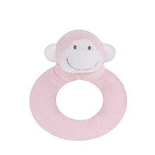 Load image into Gallery viewer, Angel Dear Monkey Ring Rattle, Pink
