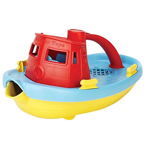Green Toys My First Tug Boat, Red