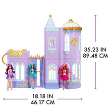 Load image into Gallery viewer, MGA&#39;s Dream Ella Majestic Castle Playset, Fits 11.5&quot; Fashion Dolls, Furniture &amp; Accessories, Portable 35&quot; H x 18&quot; W Dollhouse Play Pretend Gift for Kids, Toys for Girls &amp; Boys Ages 3 4 5+ Years
