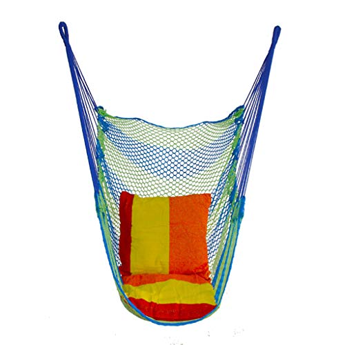 FEANG Swing Seat Breathable Ice Mesh Hanging Chair Single Hammock Swing Outdoor Mesh Hammock Hanging Chair Adult Children Swing Accessories ( Color : B )