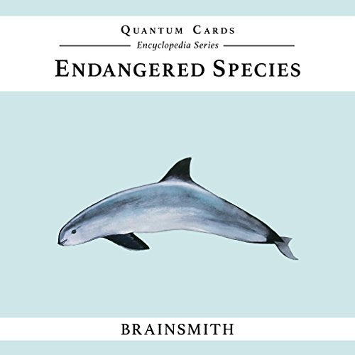 Brainsmith Quantum Cards  Endangered Species  Encyclopaedic Flashcards  Early Learning  Sensory Development - Birthday Gift (For children from 8 months and above  Brain Development)