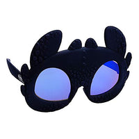 Sun-Staches How to Train Your Dragon Toothless Character Shades UV400 Instant Party, Black