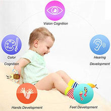 Load image into Gallery viewer, BLOOBLOOMAX Wrist Rattles Foot Finder Rattle Sock Baby Toddlor Toy,Rattle Toy,Arm Hand Bracelet Rattle,Feet Leg Ankle Socks, Present Gift for Newborn Infant Babies Boy Girl Bebe (4 Bugs)
