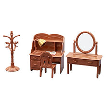 Load image into Gallery viewer, ZTGD 1Set Dollhouse Makeup Desk Dollhouse Bedroom Dressing Table Set for Doll House Decoration Micro Landscape Photo Props Christmas New Year Birthday Gifts A
