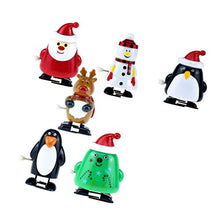 Load image into Gallery viewer, NUOBESTY Christmas Wind Up Toys, Educational Toys Clockwork Toy Practical Durable Walking Elk Toy Party Bag Stocking Filler Wind-up Toy for Christmas Party Kids - 7.5x5cm, 6Pcs
