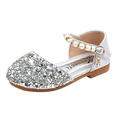 Pearl Bling Sequins Single Princess Shoes