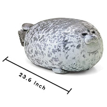 Load image into Gallery viewer, Tezituor Chubby Blob Seal Pillow 23.6 Inches Soft Fat Hugging Pillow Stuffed Plush Animal Toy Cute Ocean Pillows Gift
