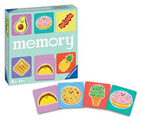 Ravensburger 20357 4 Foodie Favorites Memory Game for Boy & Girls Age 3 & Up! - A Fun & Fast Food Matching Game