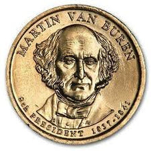 Load image into Gallery viewer, 2008-D Martin Van Buren Presidential $1 Coin - 8th President, 1837-1841
