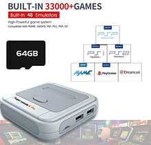 Load image into Gallery viewer, Super Console X Pro,Retro Classic Video Game Consoles,Built in 33,000+ Games,48+ Emulators for 4K TV HD/AV Output,with Dual Wireless 2.4G Controllers ,Support WiFi/LAN,Up to 5 Players
